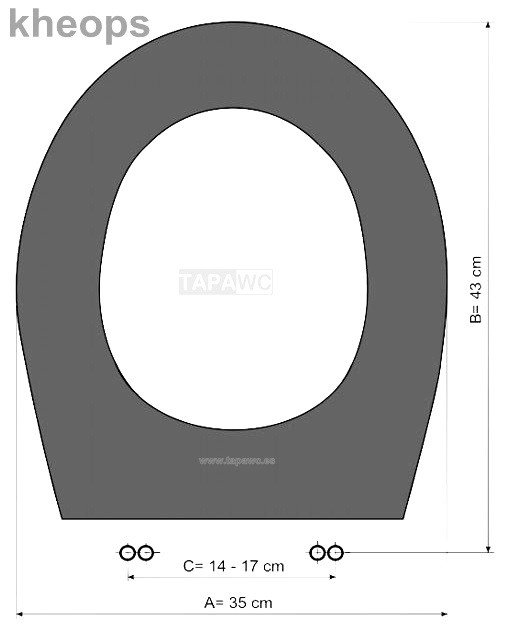 Asiento inodoro KHEOPS tapawc compatible Ideal Standard