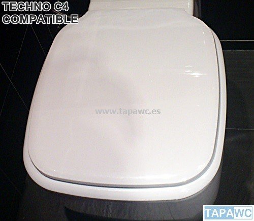 Asiento inodoro TECHNO C4 fijo tapawc compatible Cifial