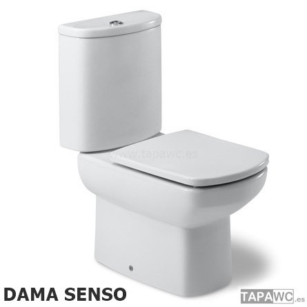Asiento inodoro DAMA SENSO original tapawc Roca
