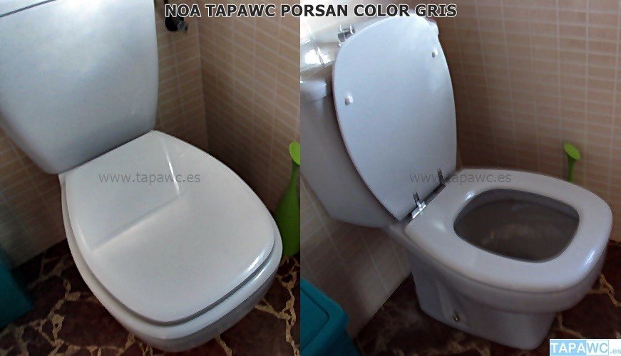 Asiento inodoro NOA Fijo Tapawc Compatible Porsan - Imagen 5