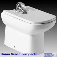 Tapa bide DAMA SENSO COMPACTO Roca