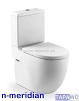 Asiento inodoro MERIDIAN-N COMPACTO tapawc compatible Roca AMORTIGUADO