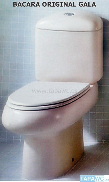 Asiento inodoro BACARA Blanco original DM tapawc Gala