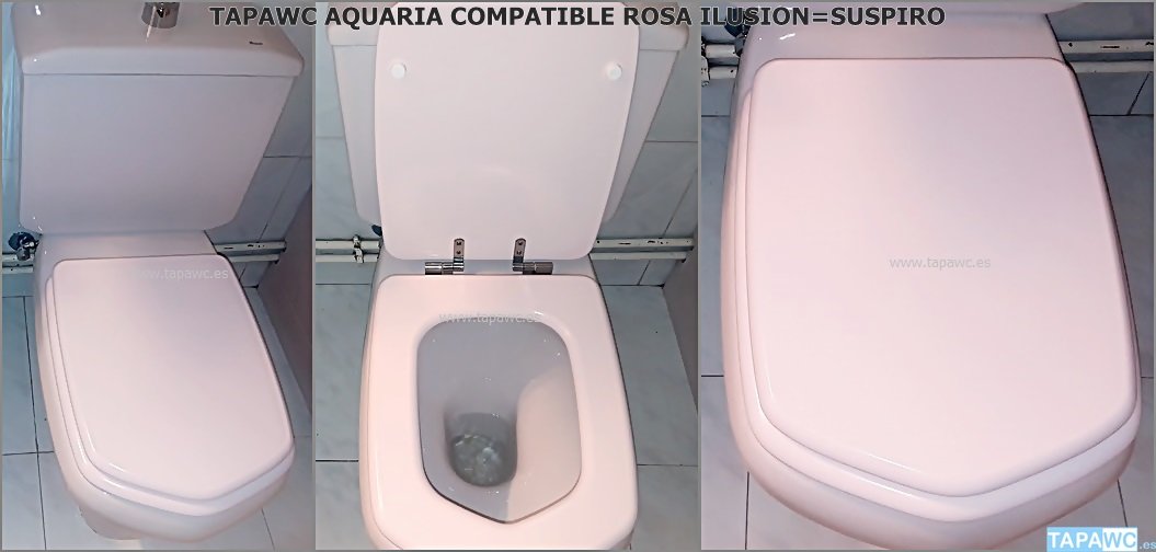 Asiento inodoro AQUARIA tapawc compatible Roca - Imagen 2