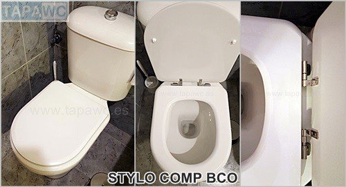 Asiento inodoro STYLO tapawc compatible Bellavista AMORTIGUADO
