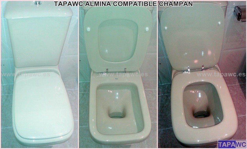 Asiento inodoro ALMINA tapawc compatible Bellavista AMORTIGUADO - Imagen 6