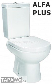 Asiento ALFA PLUS Blanco original tapawc Unisan Sanindusa