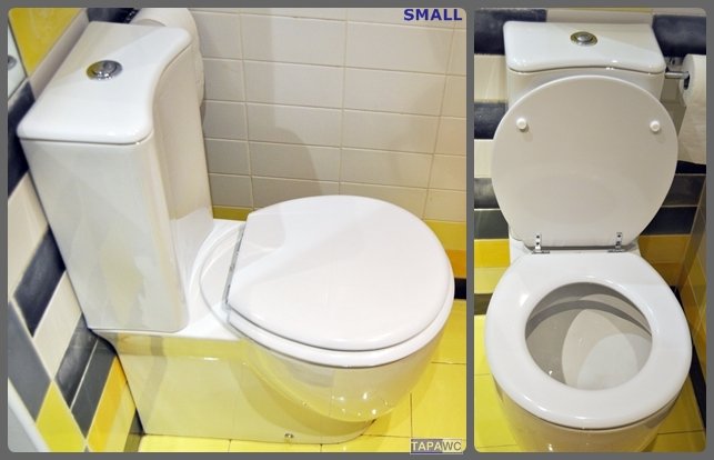 Asiento inodoro SMALL tapawc compatible Ideal Standard AMORTIGUADO - Imagen 2