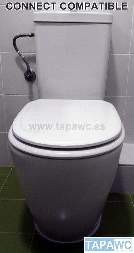 Asiento inodoro CONNECT tapawc compatible Ideal Standard AMORTIGUADO