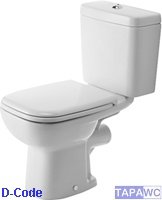 Asiento inodoro D-CODE tapawc compatible Duravit