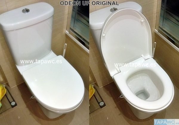 Asiento inodoro ODEON UP 15.50 PANACHE amortiguado Blanco original tapawc Jacob Delafon