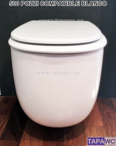 Asiento inodoro 500 tapawc compatible Pozzi Ginori AMORTIGUADO