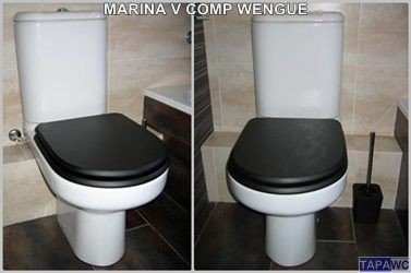 Asiento inodoro MARINA V tapawc compatible Gala AMORTIGUADO