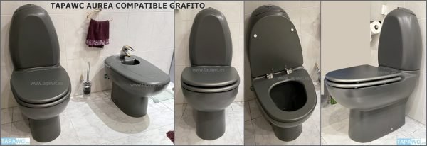 Asiento inodoro AUREA Tapawc Compatible Fijo Gala