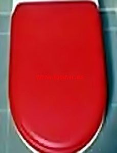 Asiento inodoro DIVA 23 tapawc compatible Globo ROJO (1 Unidad)