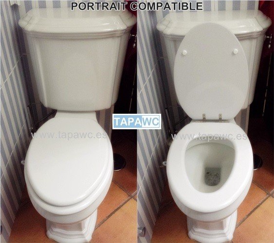 Asiento inodoro PORTRAIT tapawc compatible Jacob Delafon