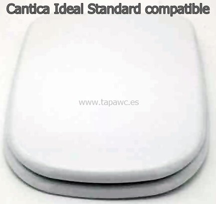 Asiento inodoro CANTICA compatible tapawc ideal standard