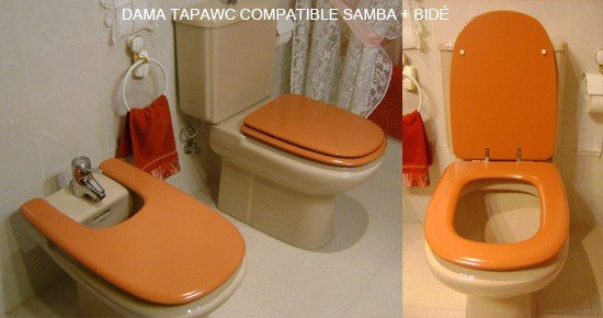 Asiento inodoro DAMA RETRO tapawc compatible Roca AMORTIGUADO
