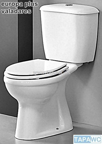 Asiento inodoro EUROPA PLUS tapawc compatible Valadares