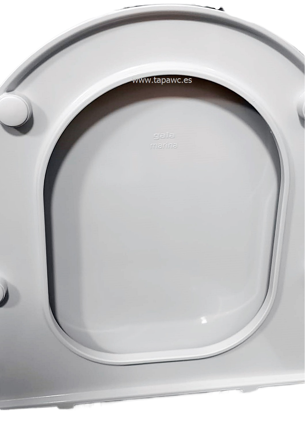 Asiento inodoro MARINA H Blanco original tapawc Gala - Imagen 4