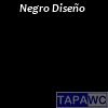 Tapa inodoro compatible NEGRO tapawc amortiguado