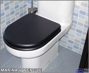 Tapa inodoro compatible WENGUE tapawc madera amortiguado