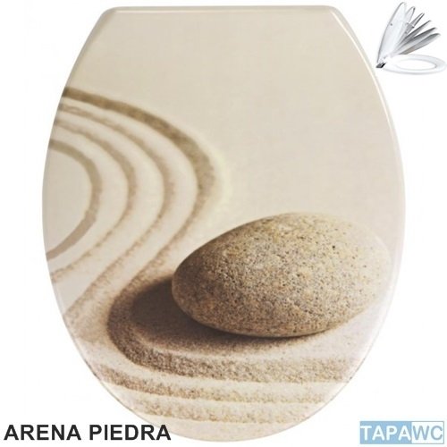 Asiento ARENA Y PIEDRA AMORTIGUADO tapawc decora (**hasta fin de existencias)