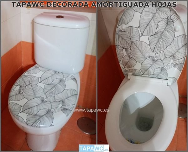 Asiento  HOJAS SAMOA AMORTIGUADO tapawc (ultima unidad)
