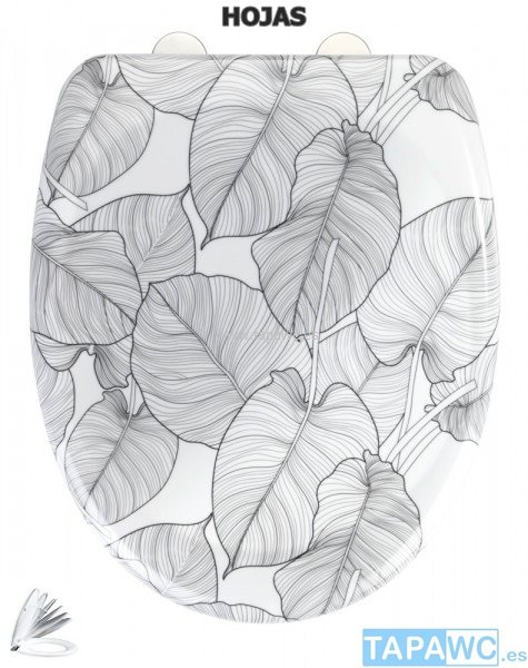 Asiento  HOJAS SAMOA AMORTIGUADO tapawc (ultima unidad)