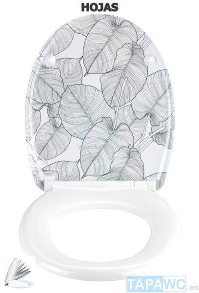 Asiento  HOJAS SAMOA AMORTIGUADO tapawc (ultima unidad)