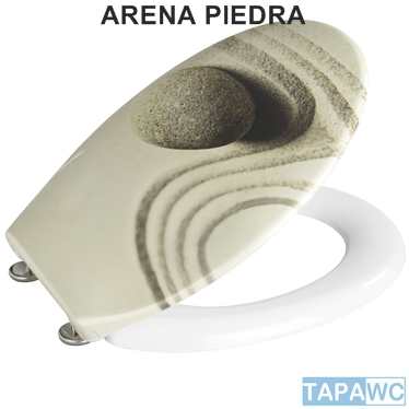 Asiento ARENA Y PIEDRA AMORTIGUADO tapawc decora (**hasta fin de existencias)