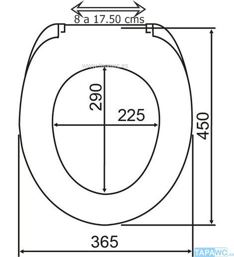 Tapa MARMOL GRIS RELIEVE  AMORTIGUADO Tapawc Decora (**hasta fin de existencias)