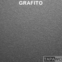 Tapa inodoro compatible metalizado GRAFITO tapawc