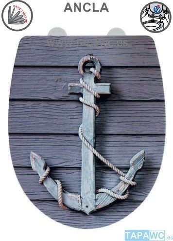 Asiento  ANCLA RELIEVE AMORTIGUADO tapawc