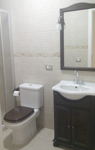 Tapa inodoro compatible NOGAL OSCURO tapawc madera